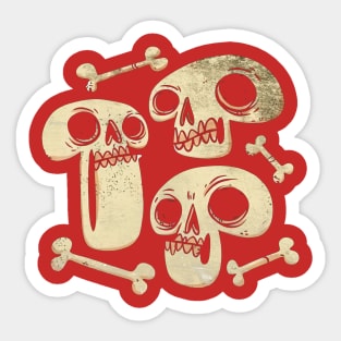 different but still the same skull Sticker